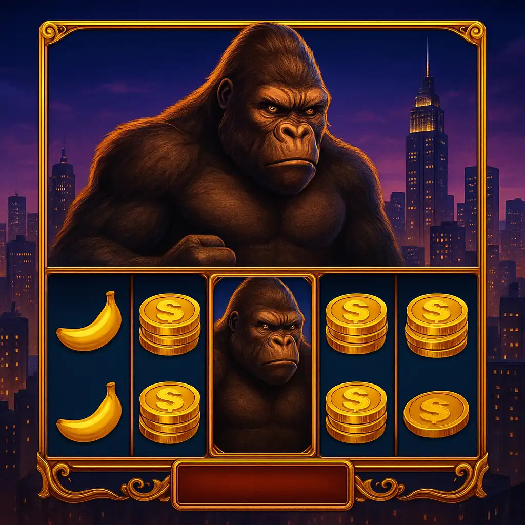 King Kong Cash Even Bigger Bananas 4 slot game screen